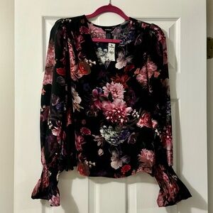 NWT Express Floral Blouse - Medium